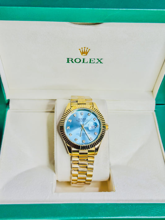 Rolex Royale Date Just - Golden Tiffany Dial