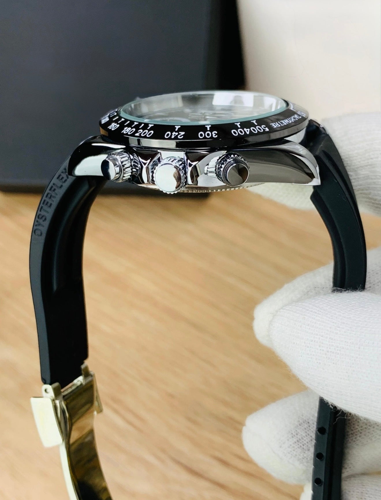 Black & Silver - Chronograph Strap Edition