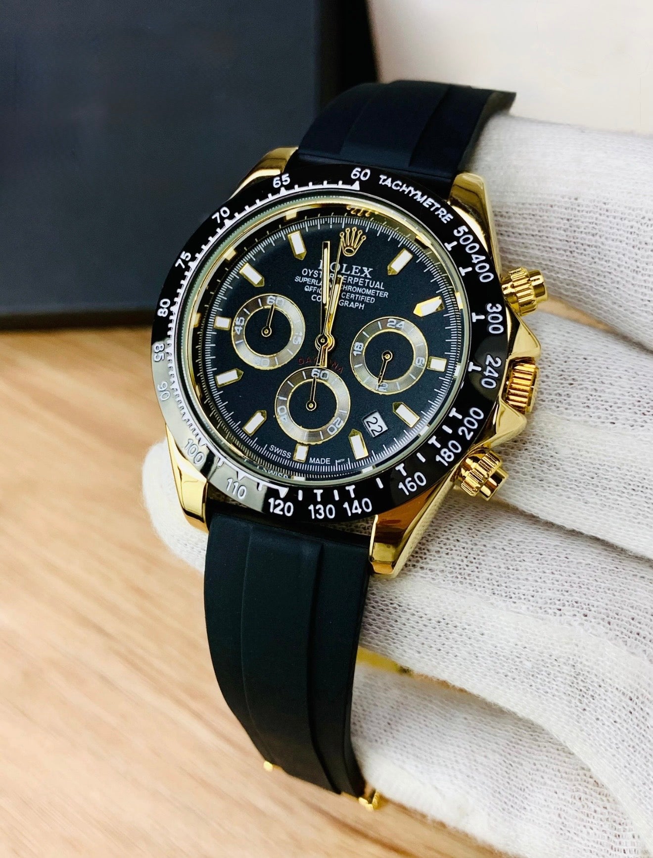 Black & Golden - Chronograph Strap Edition
