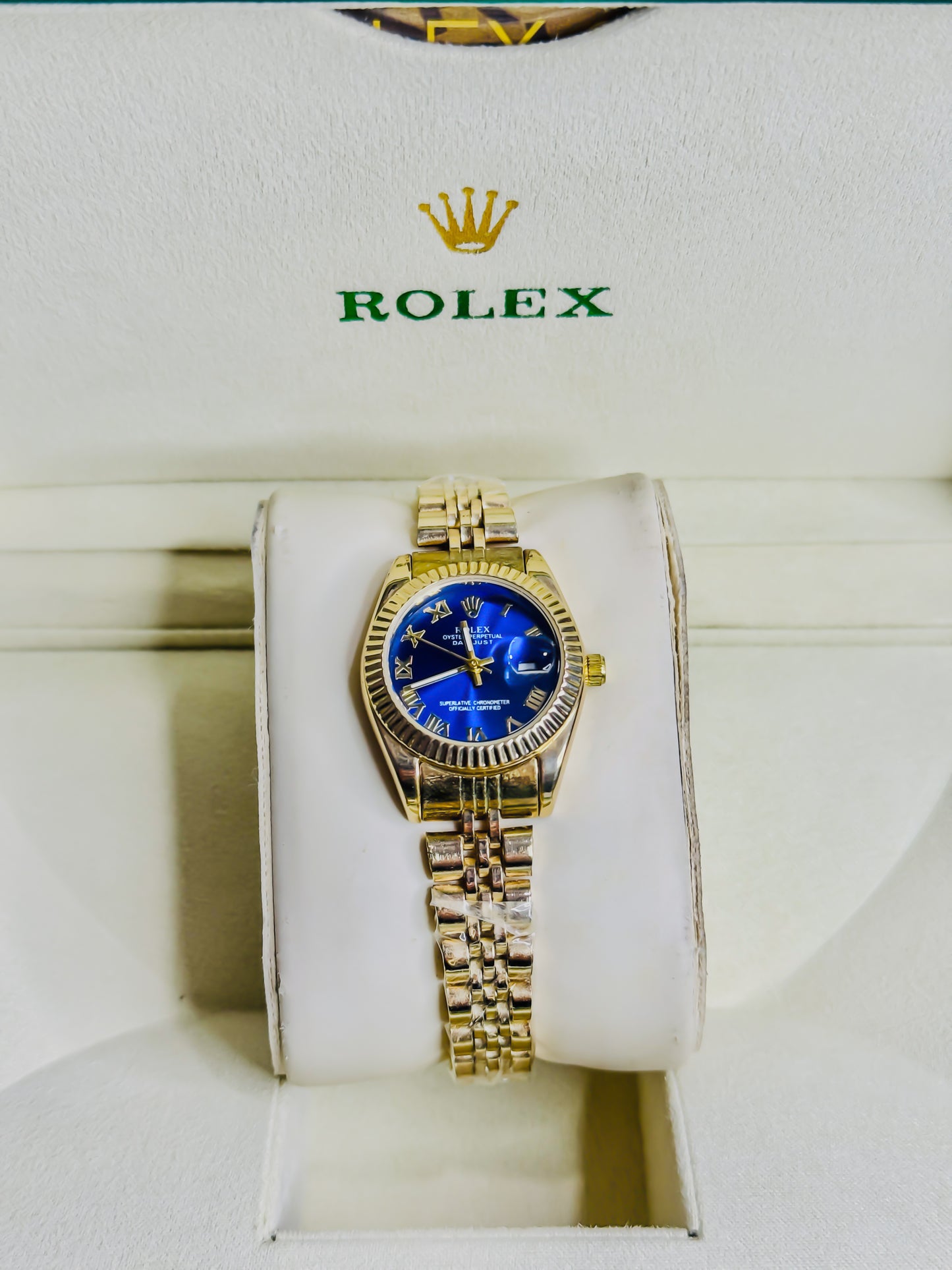Royale Golden - Blue Dial Couple Edition