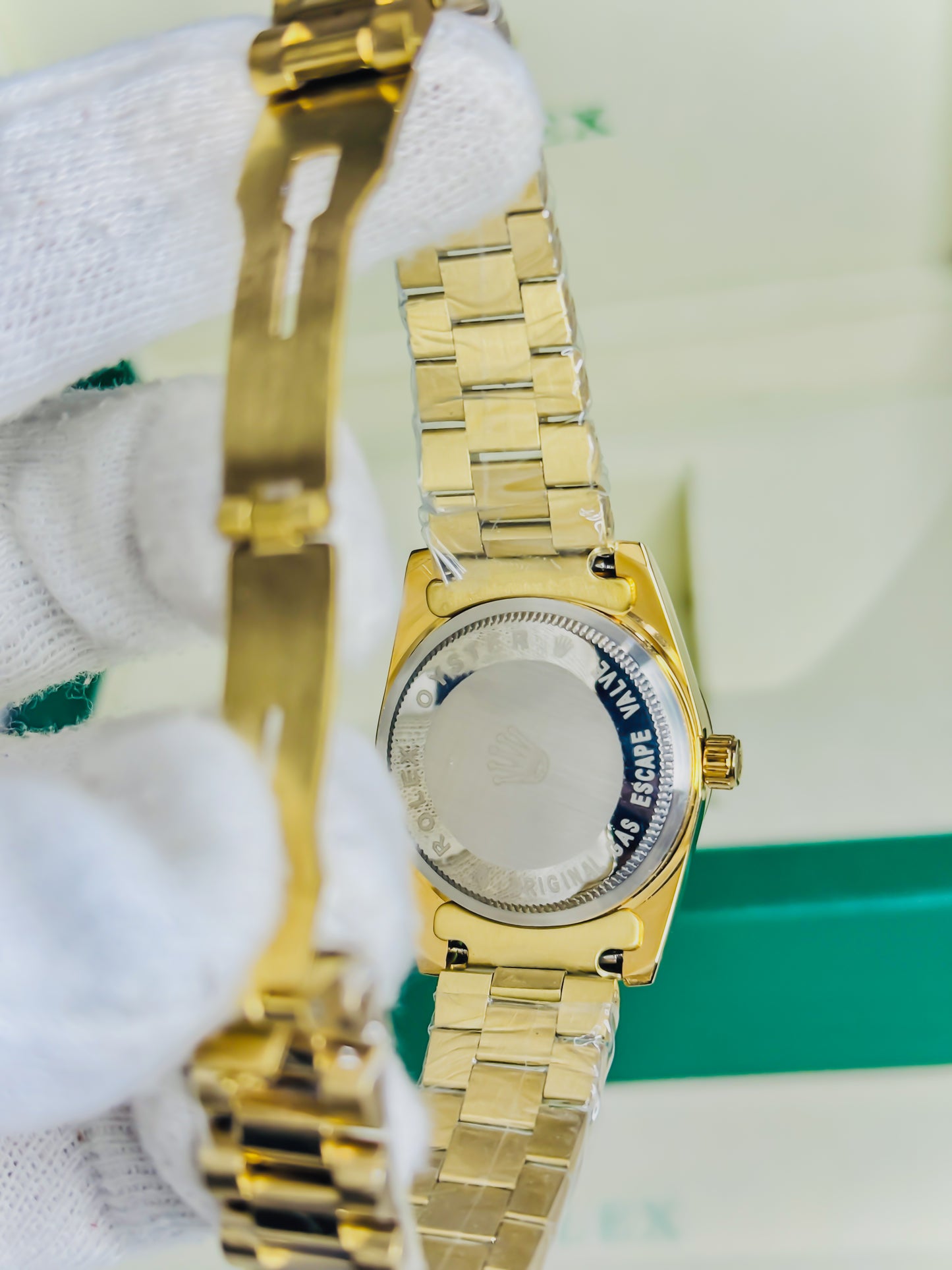 Rolex Royale Day - Date | Golden Diamond Bezel Female Edition