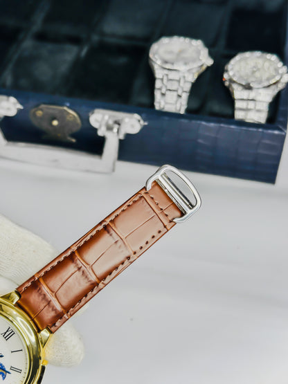 Cartier Moon Phases - Chronograph Leather Edition