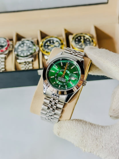 Sky Dweller Green & Silver Edition