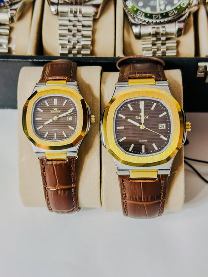 Premium Leather Strap - Couple Edition