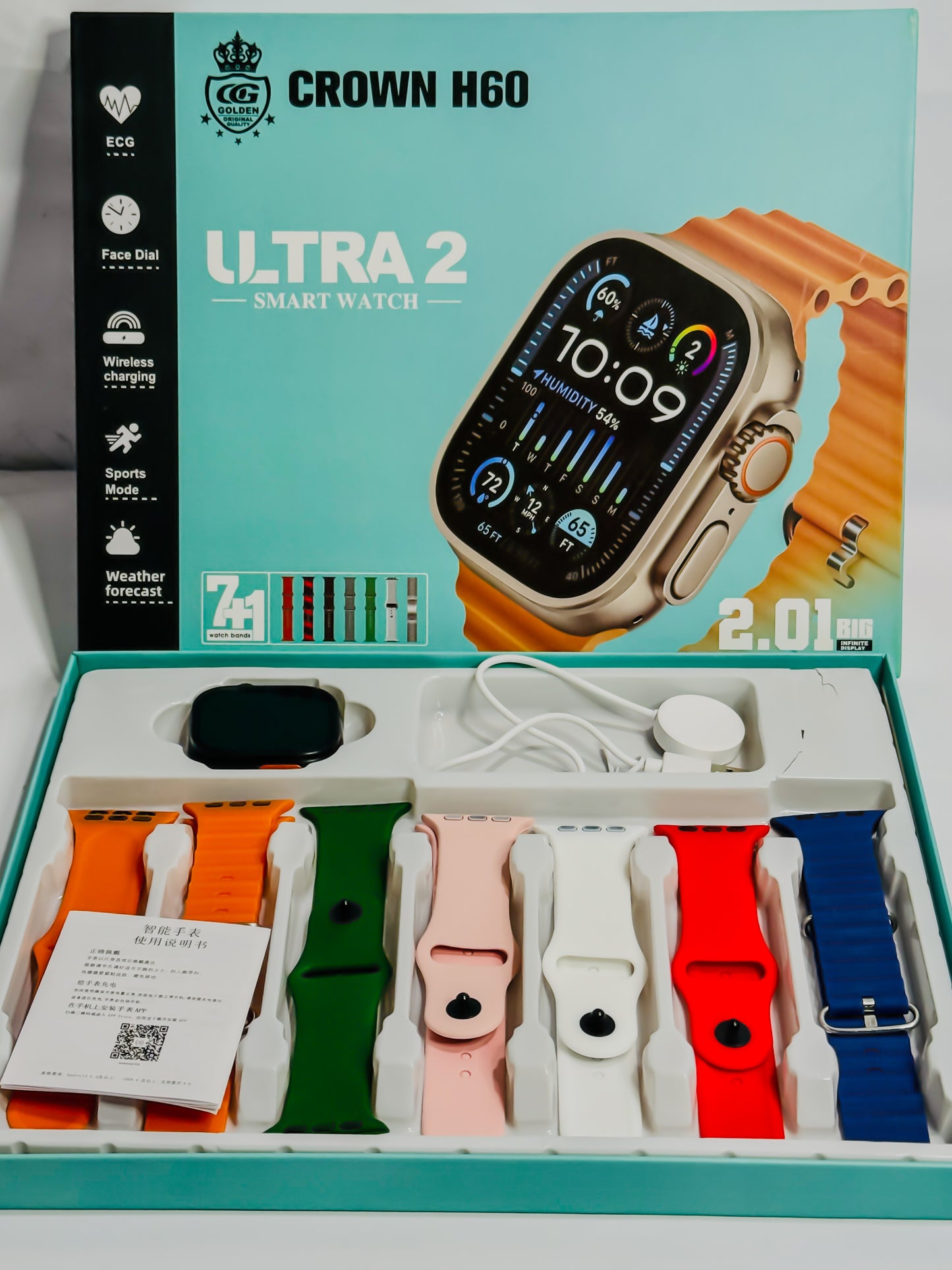 Crown H60 - Ultra 2 Smart Watch
