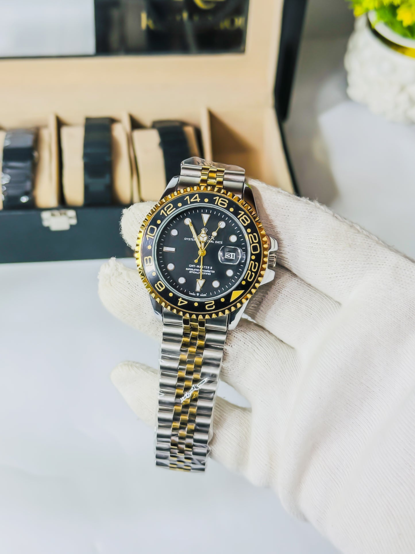 GMT Two Tone - Golden & Silver | Semi Auto Edition