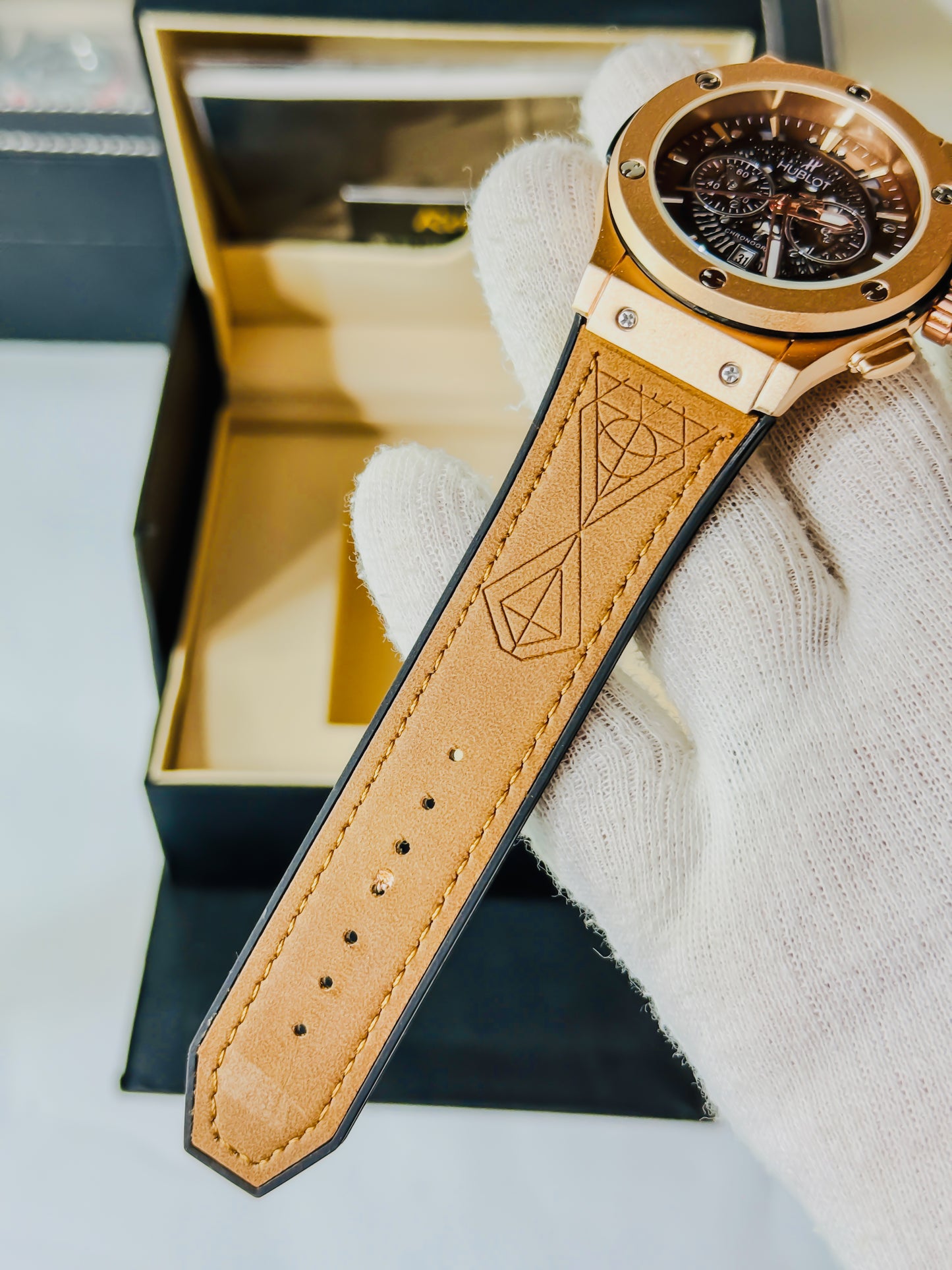 HB Brown - Premium Chronograph Style Dial