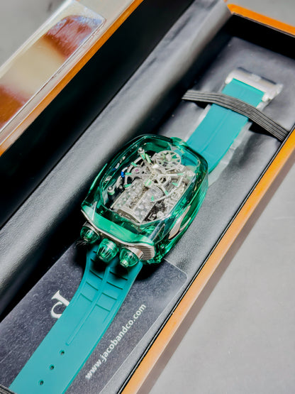 Jacob&Co Bugatti Chiron Green - Master Transparent Edition