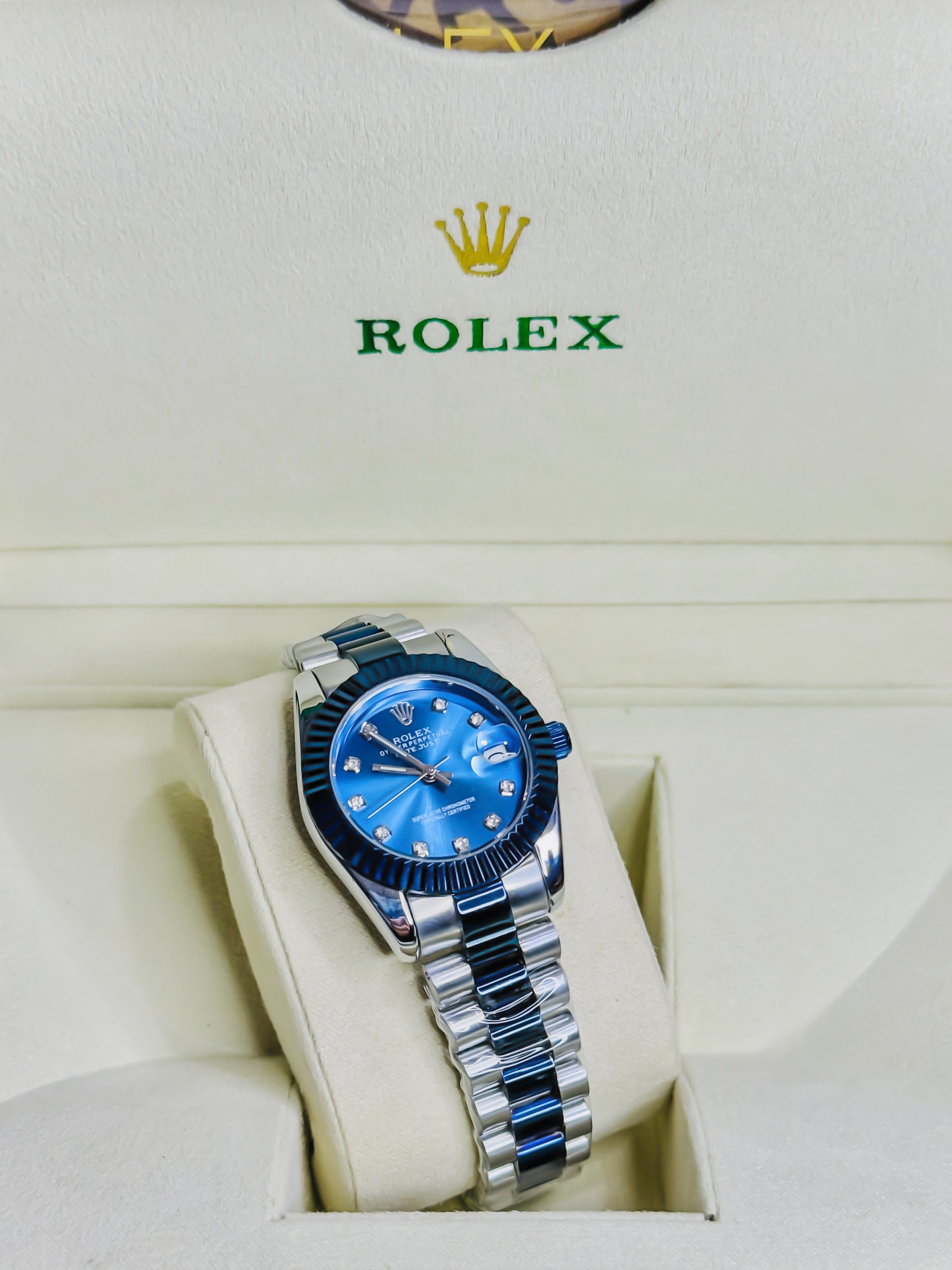 Rolex Royale Date Just - Dual Female Diamond Edition