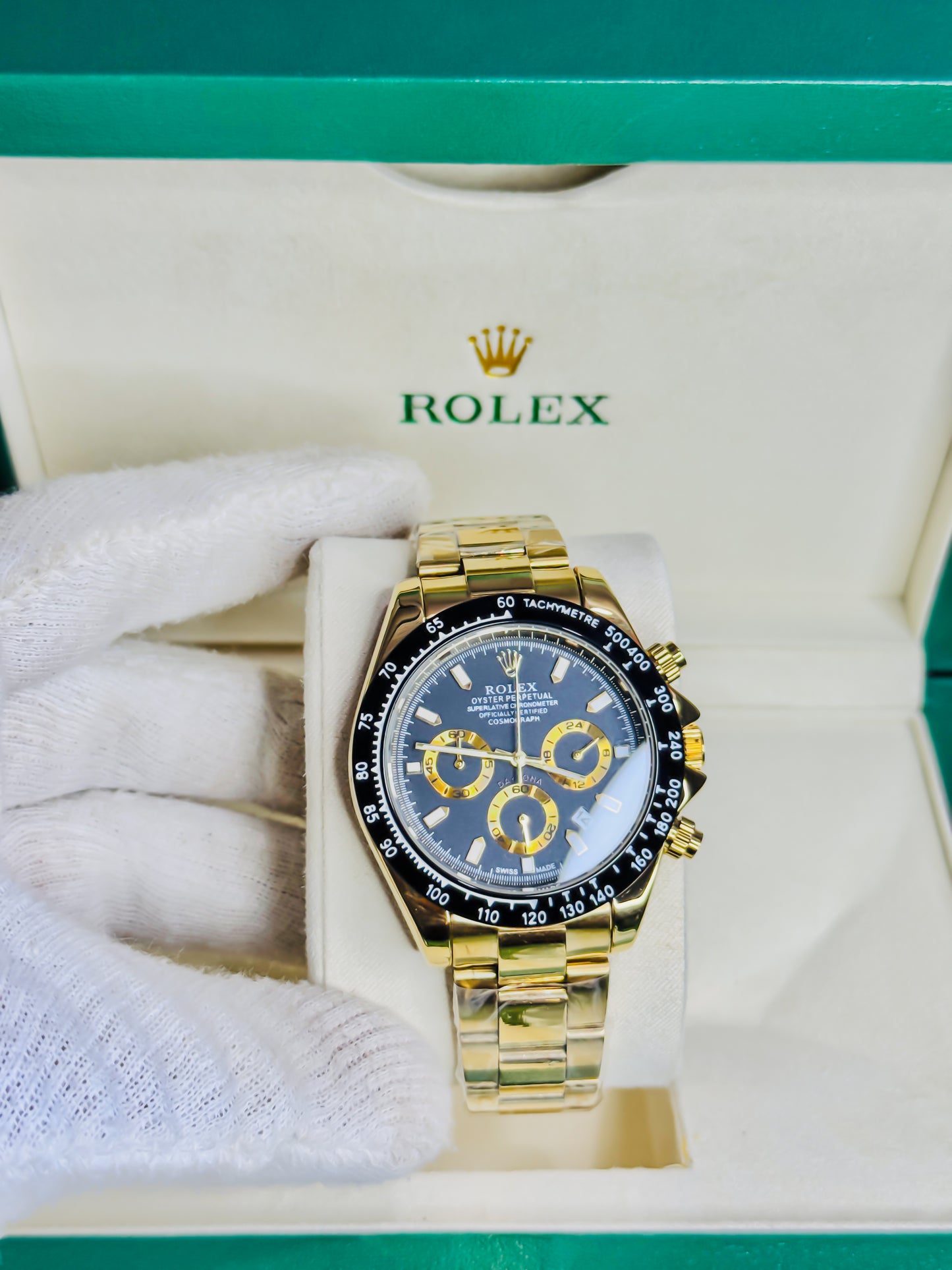 Rolex Daytona Golden - Black Dial Chronograph Edition