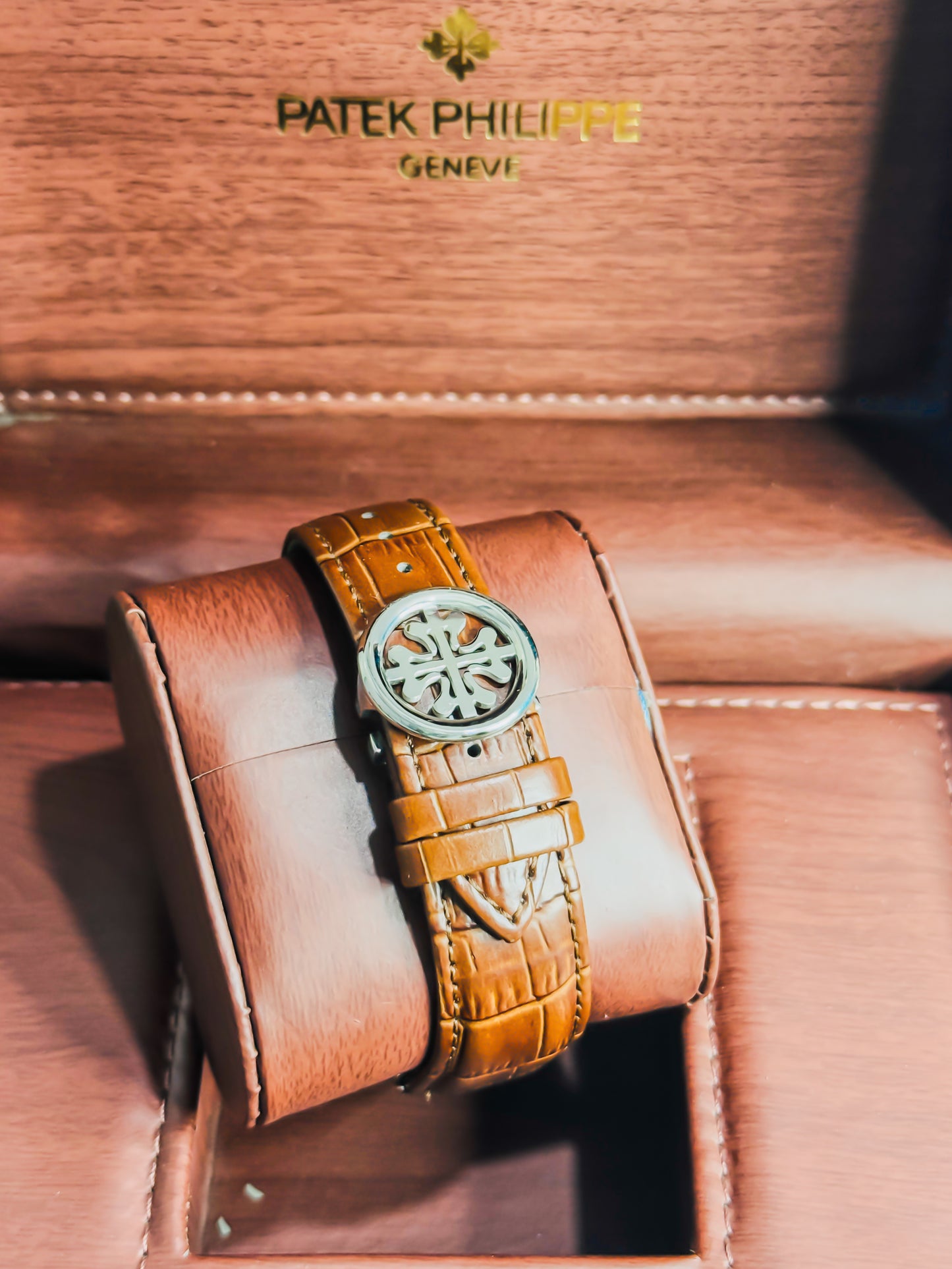 Patek Philippe Diamond Bezel - Tiffany Dial | Leather Edition