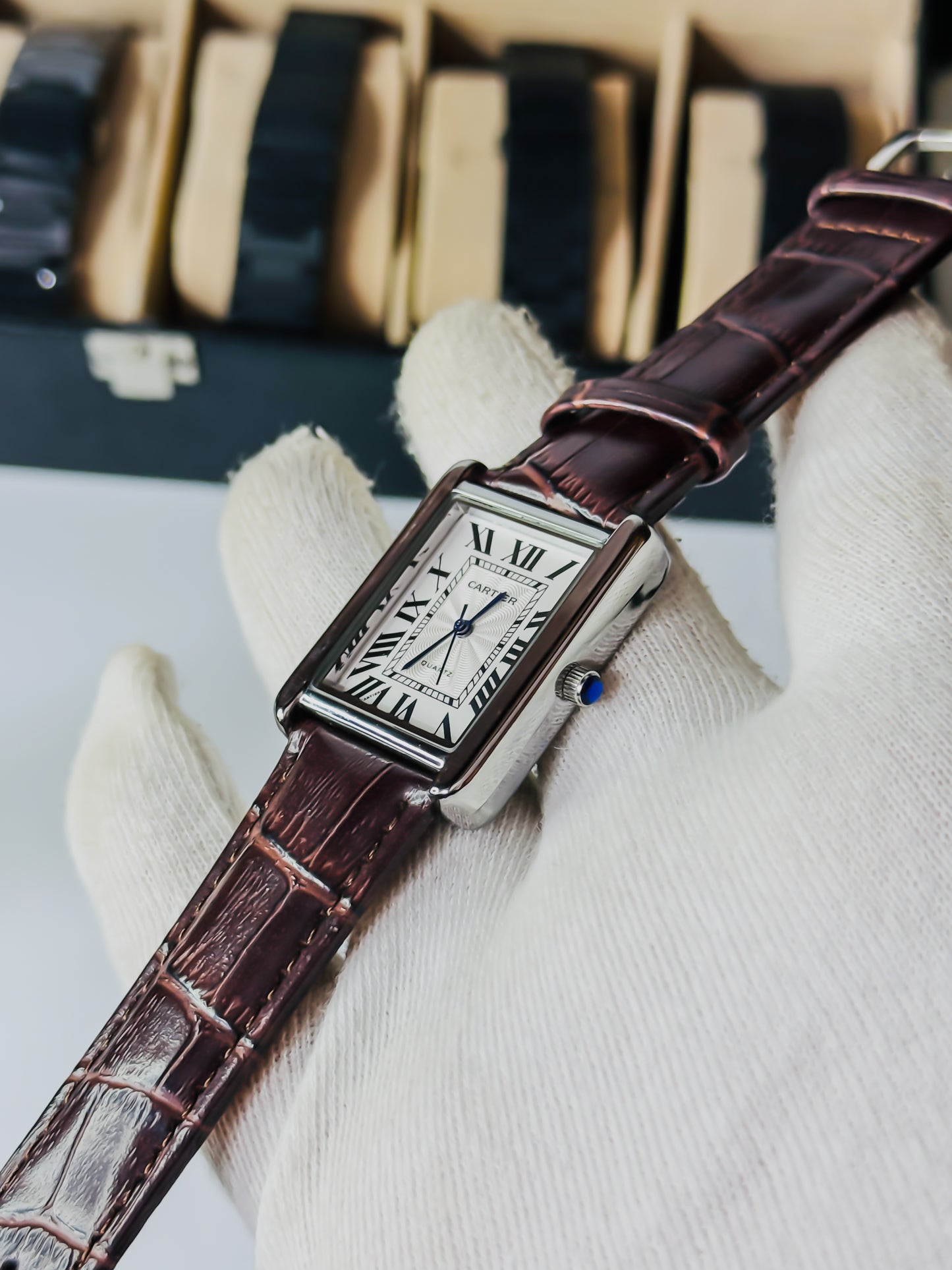 Old Money Tank - Silver Leather Edition