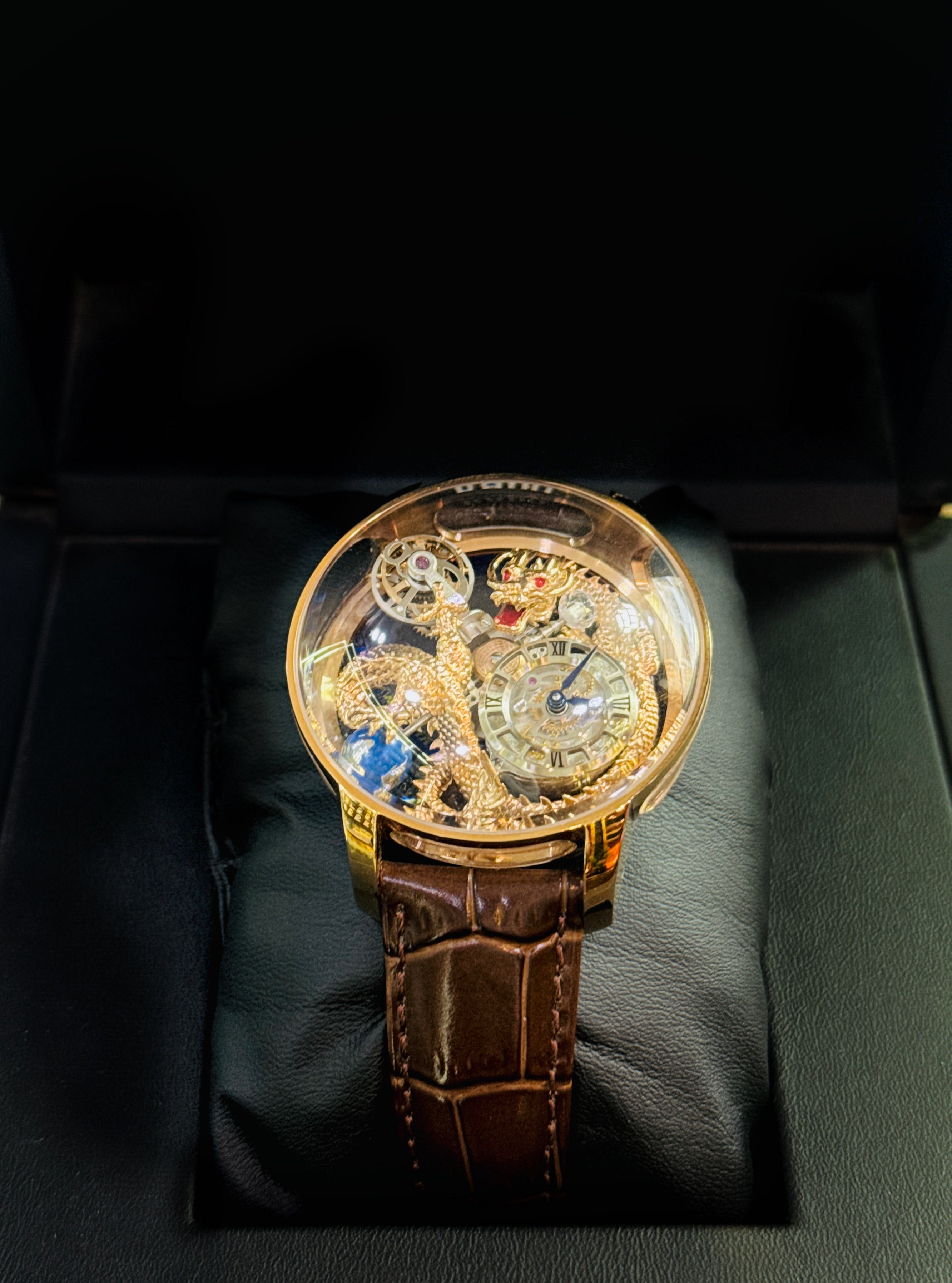 Imperial Dragon Skeleton Watch – Luxury Edition – RehLuxious