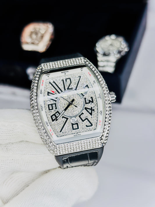 Franck Muller Premium - White Stone Edition