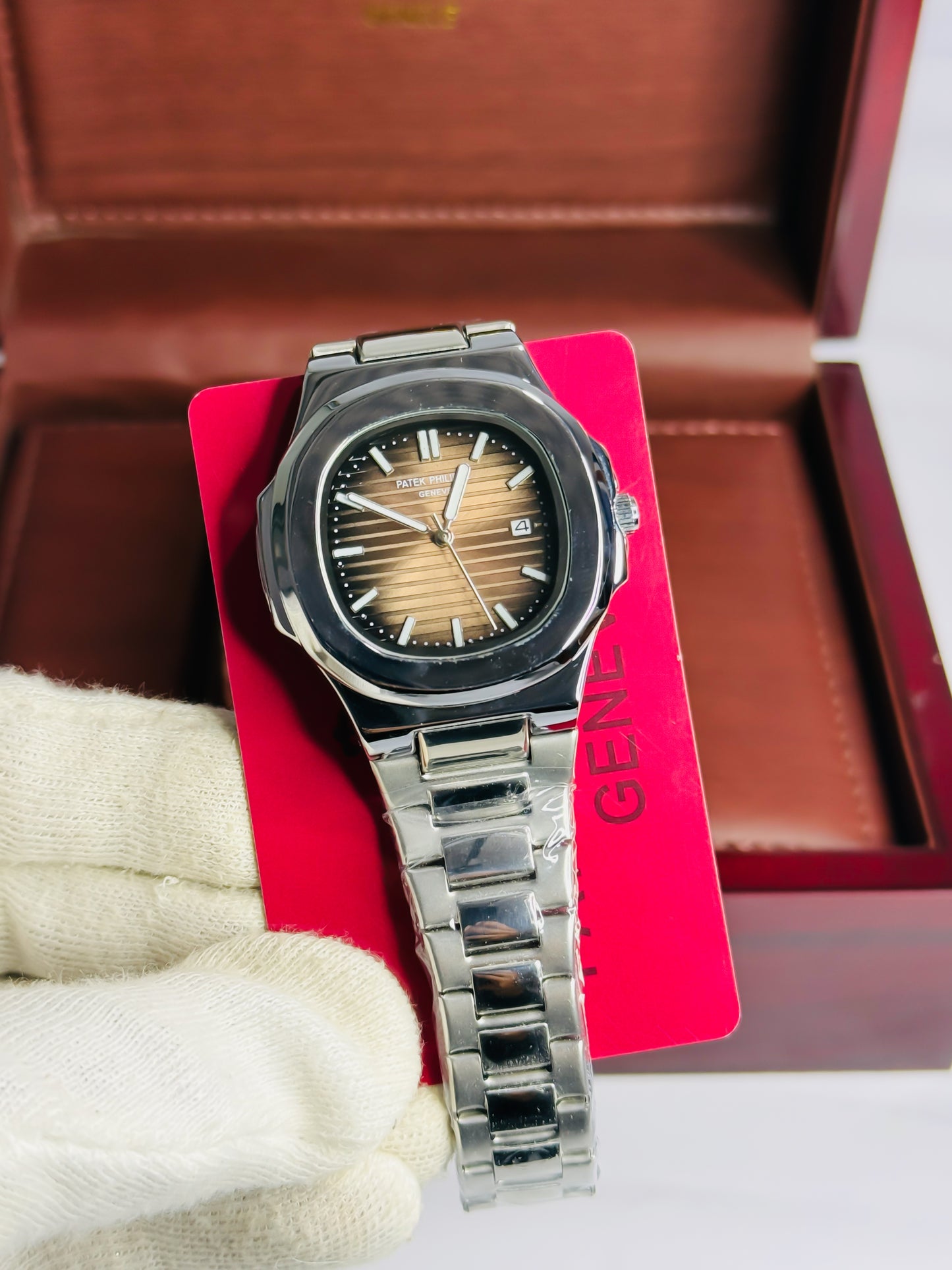 Patek Philippe Silver - Brown Dial Edition