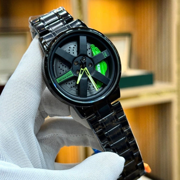 Wheels Rolling Watch
