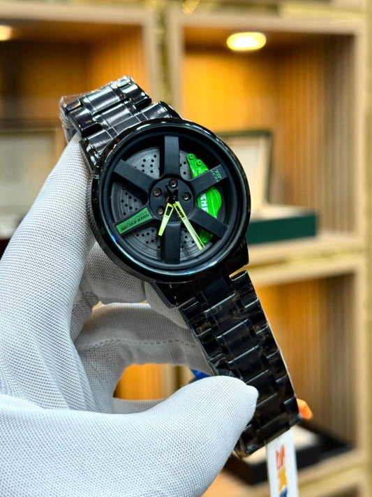 Wheels Rolling Watch