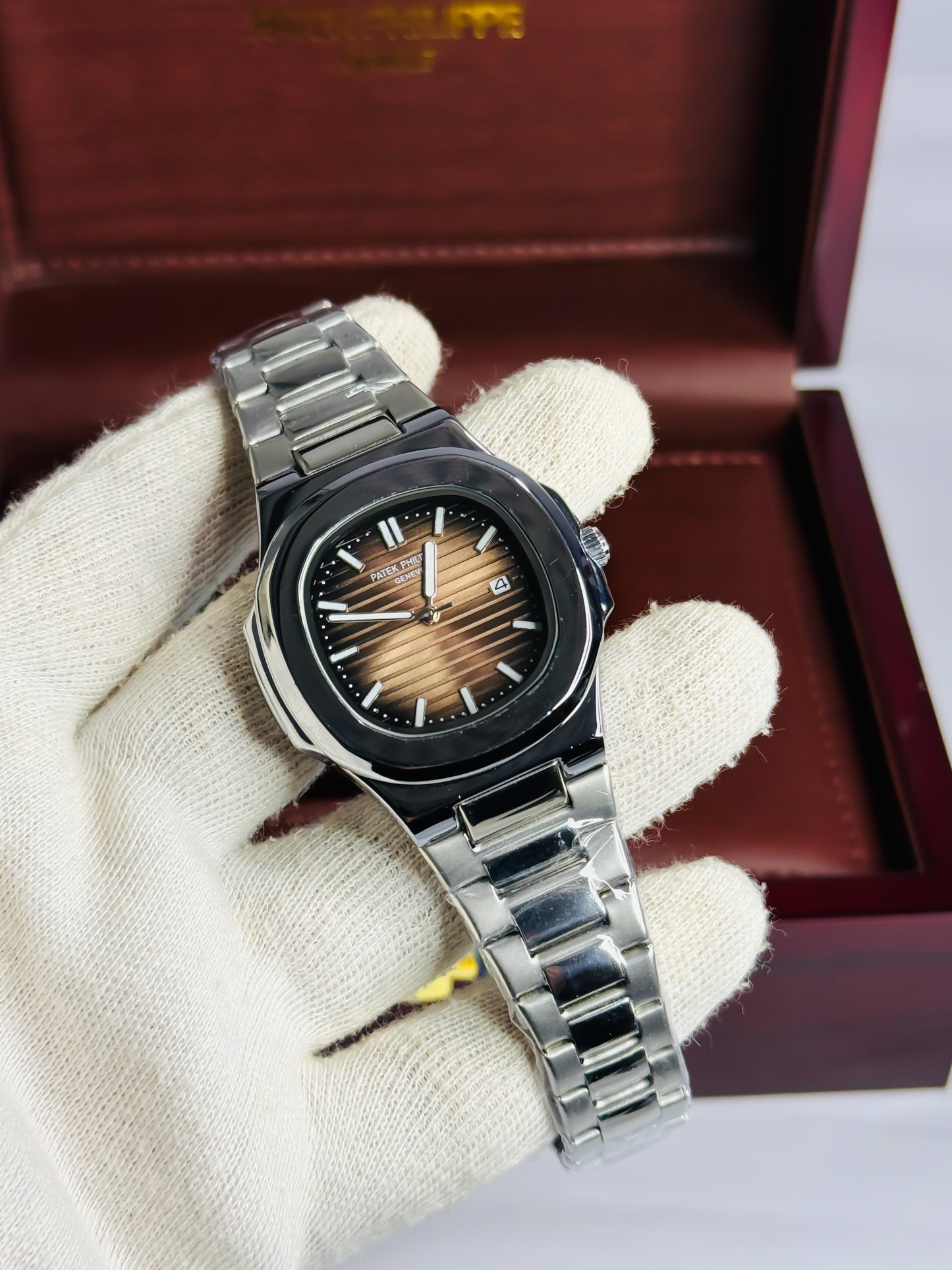 Patek Philippe Silver - Brown Dial Edition