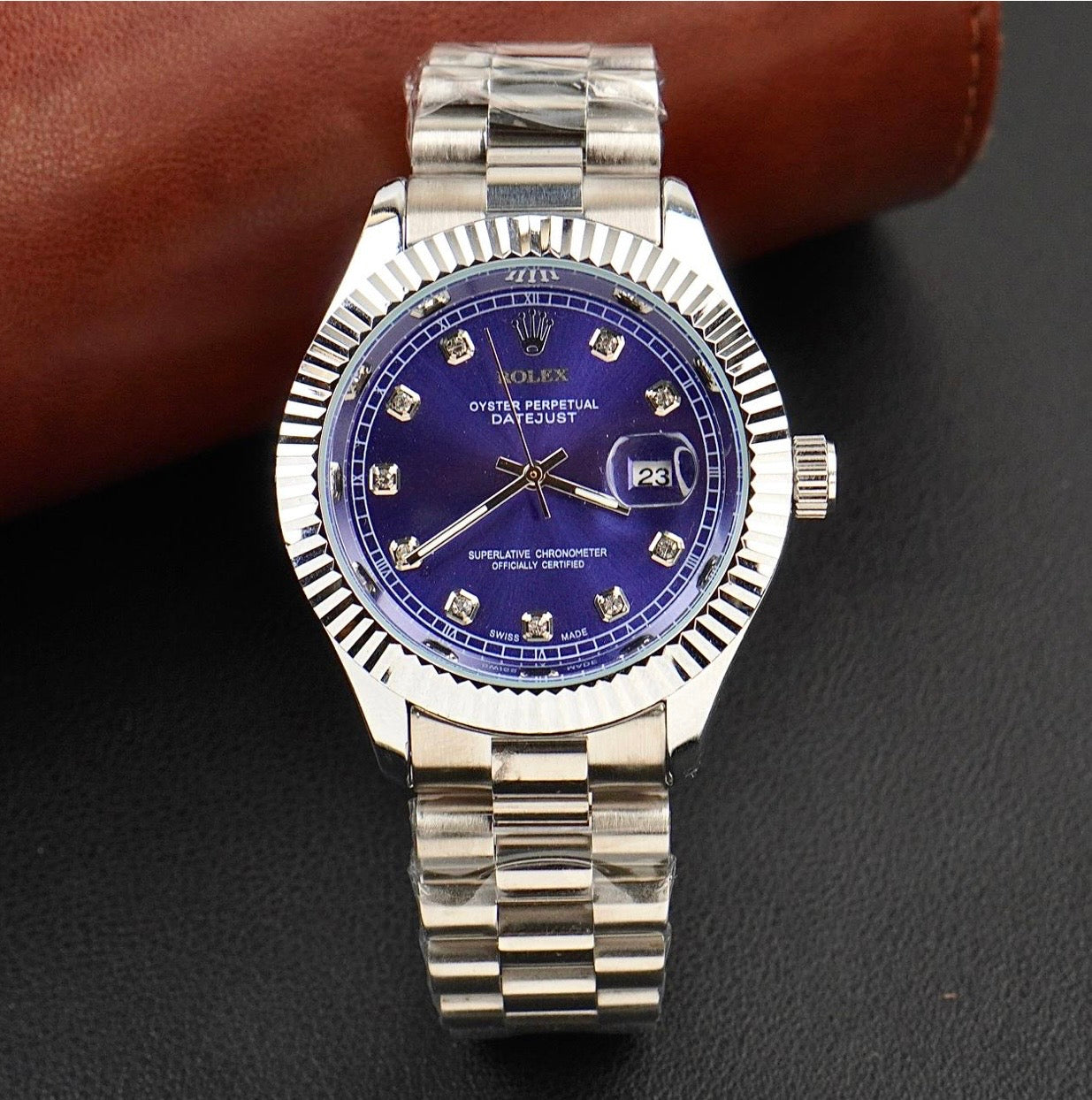 Royale Date Just - Silver Blue