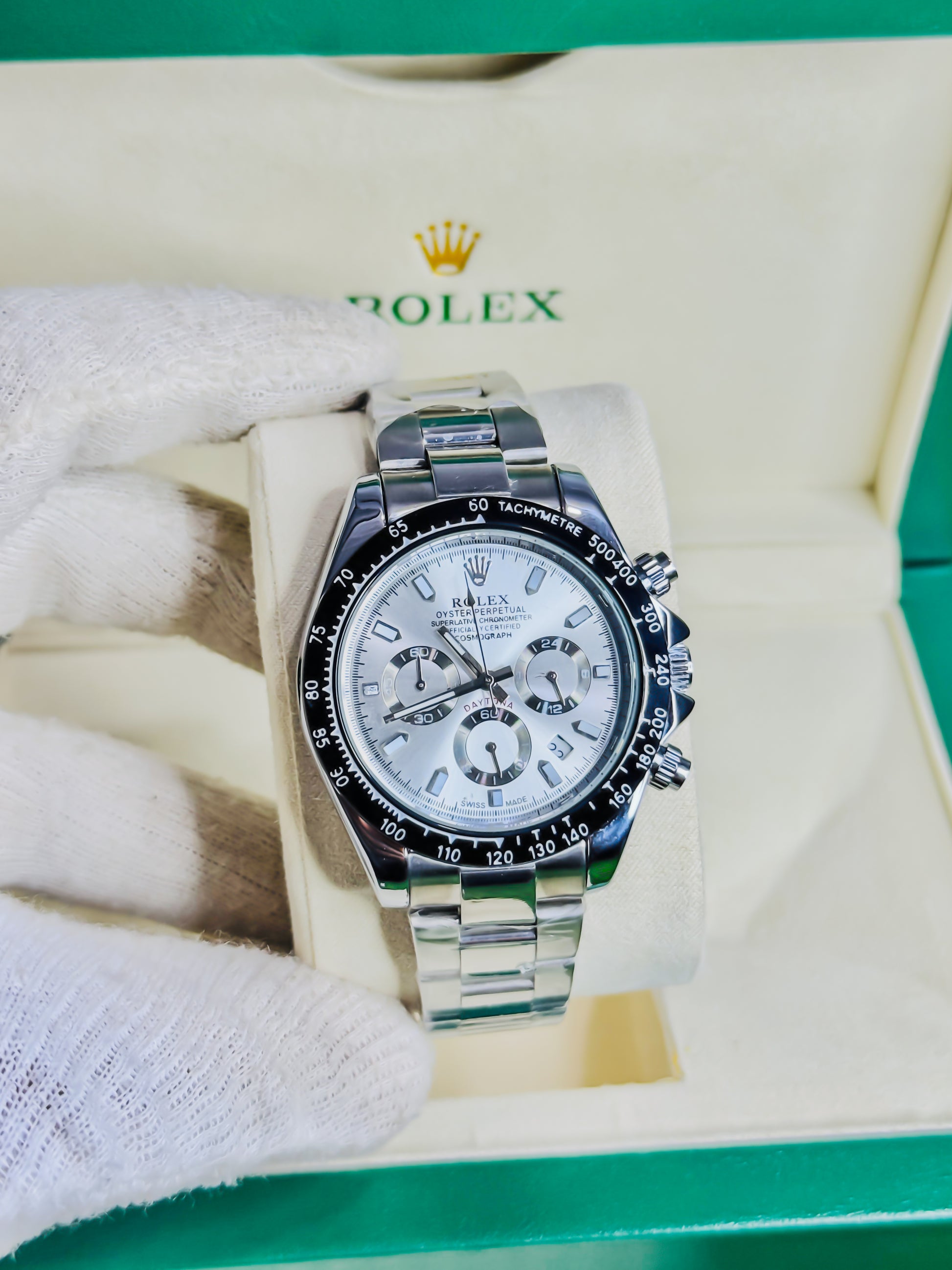 Rolex Daytona Silver 