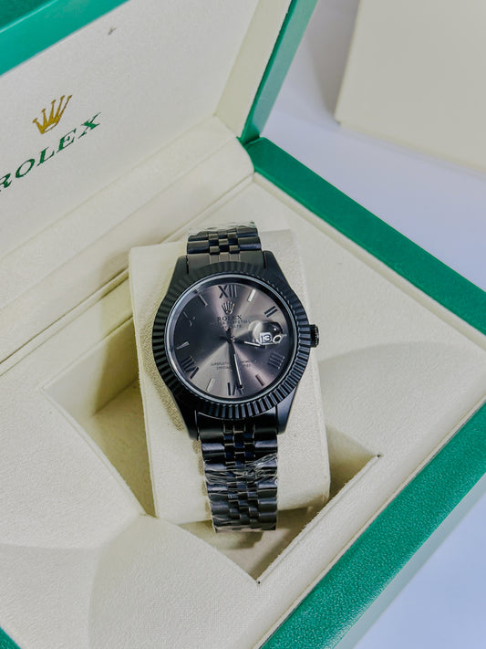 Rolex Royale Date Just - Black Roman Dial