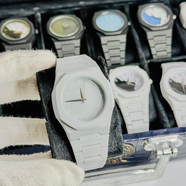 Grey Arabic Aura Watch