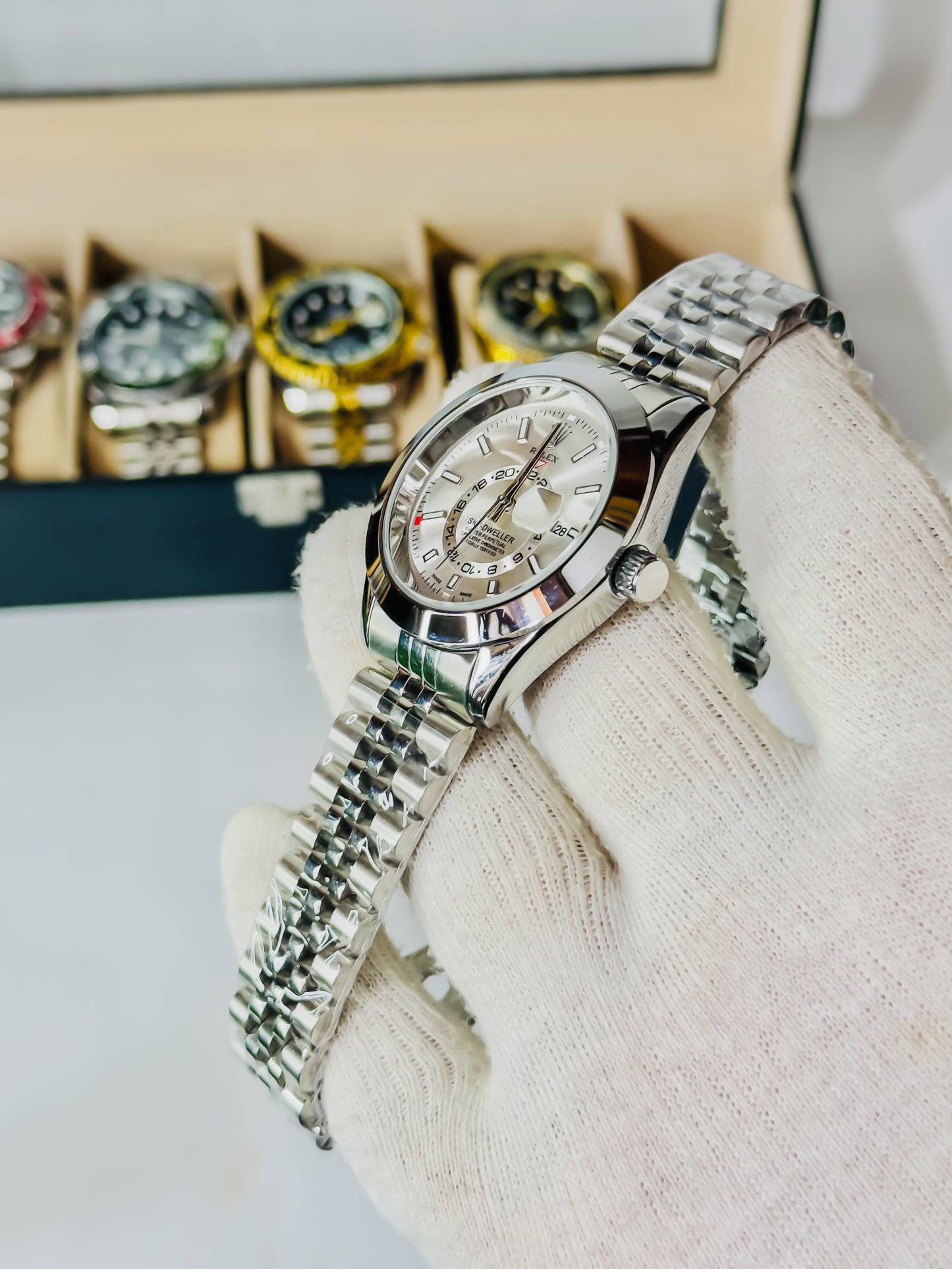 Sky Dweller Silver Edition