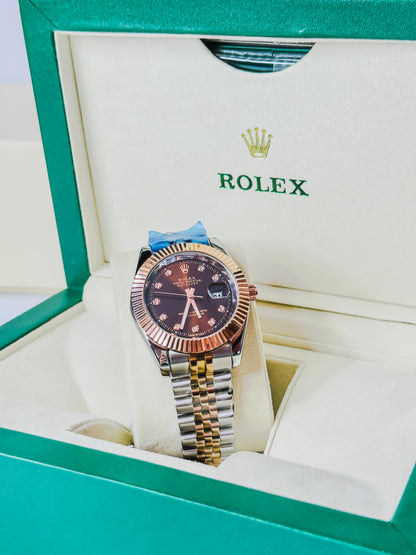 Premium Date Just - Two Tone - Rose Gold Edition