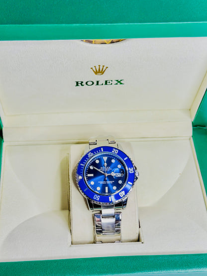 Rolex DeepSea Noir – Premium Silver-Blue Edition