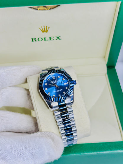 Rolex Royale Date Just - Dual Female Diamond Edition