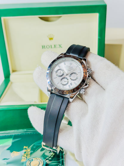 Daytona Silver - Chronograph Strap Edition