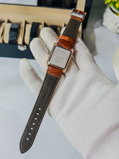 Old Money Tank - Brown & Silver Leather Edition