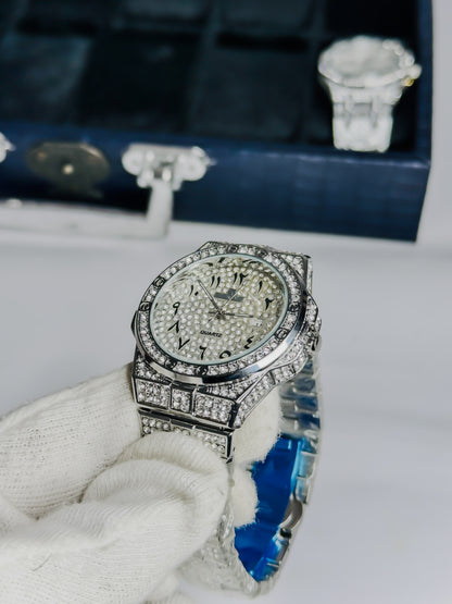 Arabic Style Full Stone Watch