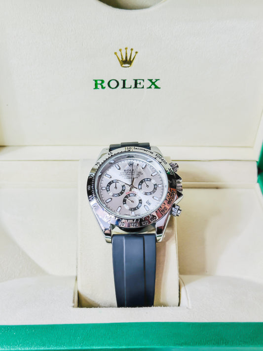 Daytona Silver - Chronograph Strap Edition