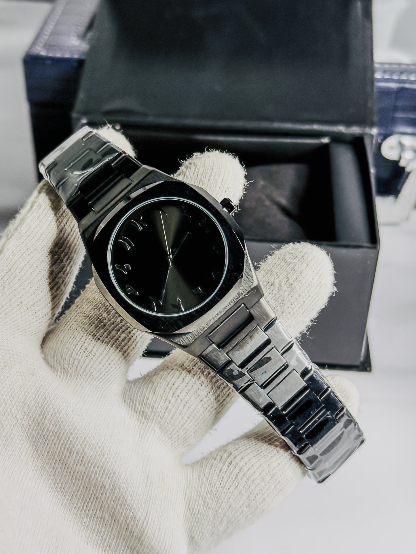 Stainless Steel Black Arabic Aura