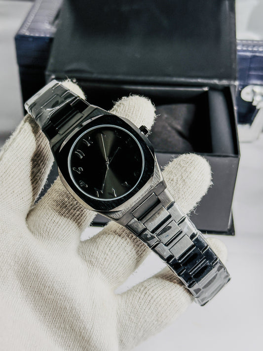 Stainless Steel Black Arabic Aura