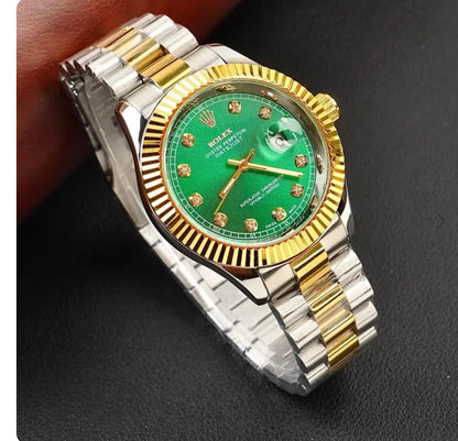 Rolex Royale - Date Just Dual Green Dial