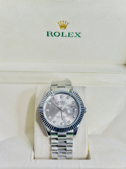 Rolex Royale Date Just - Silver