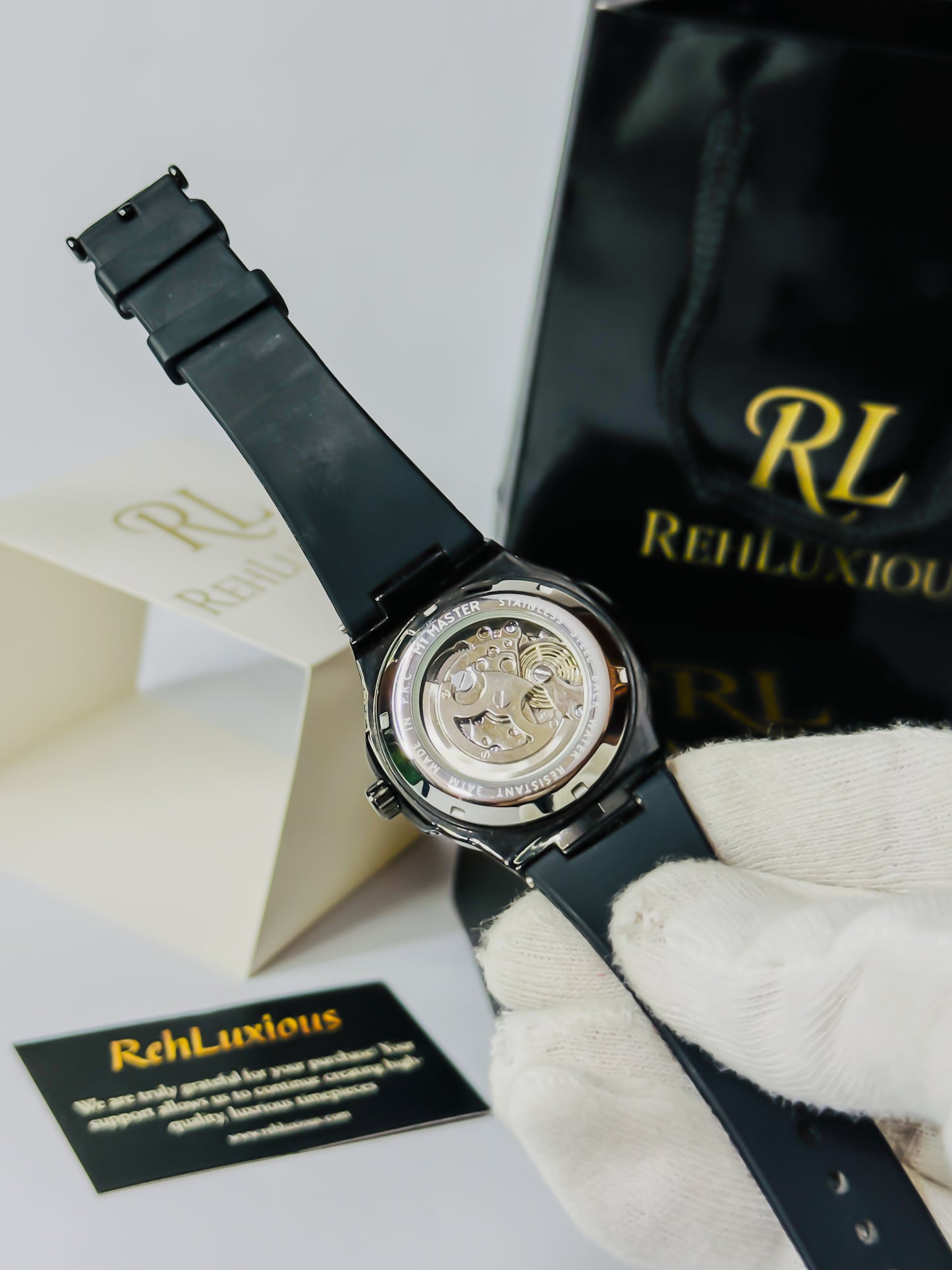Original Automatic Skeleton Watch - Black Edition