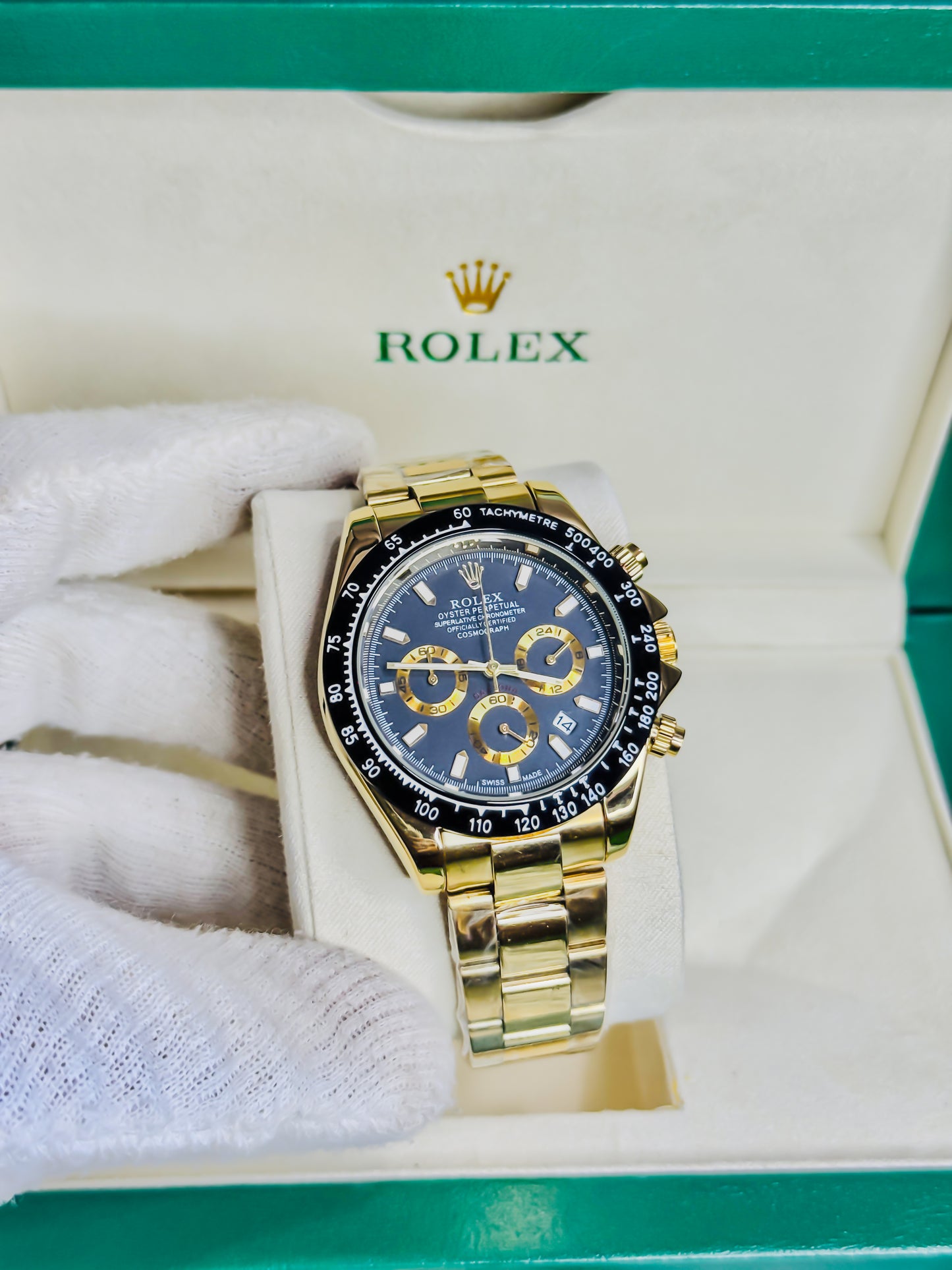 Rolex Daytona Golden - Black Dial Chronograph Edition