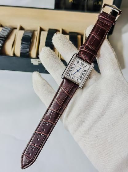 Old Money Tank - Silver Leather Edition