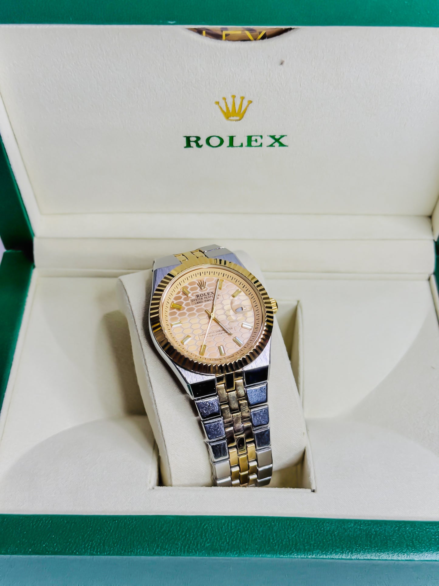 Rolex Land Dweller - Premium Dual Golden Dial