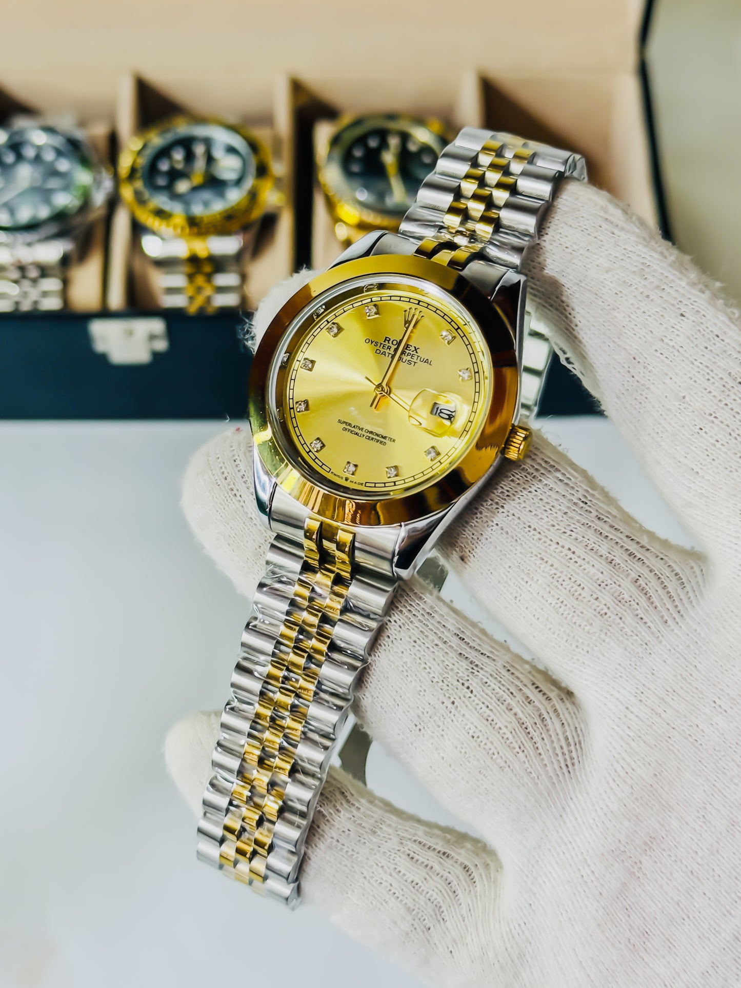 Date Just - Golden Edition- Semi Auto