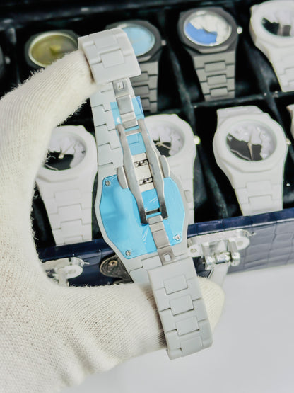 Grey Arabic Aura Watch