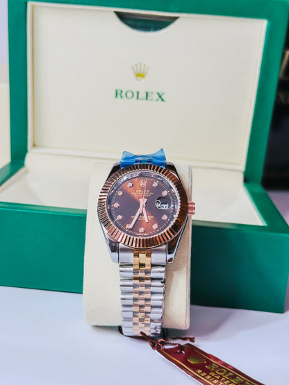 Premium Date Just - Two Tone - Rose Gold Edition
