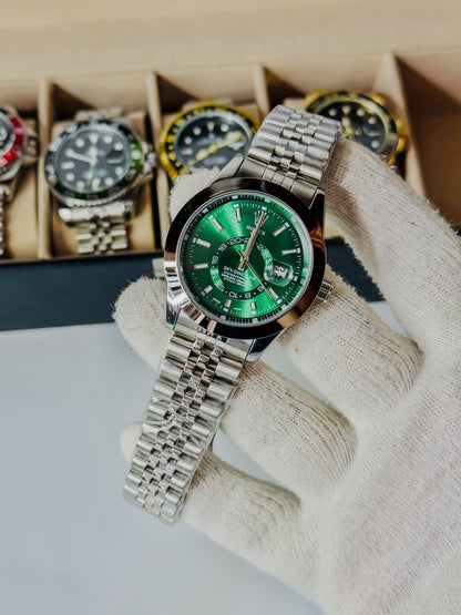 Sky Dweller Green & Silver Edition