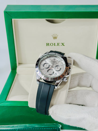 Daytona Silver - Chronograph Strap Edition
