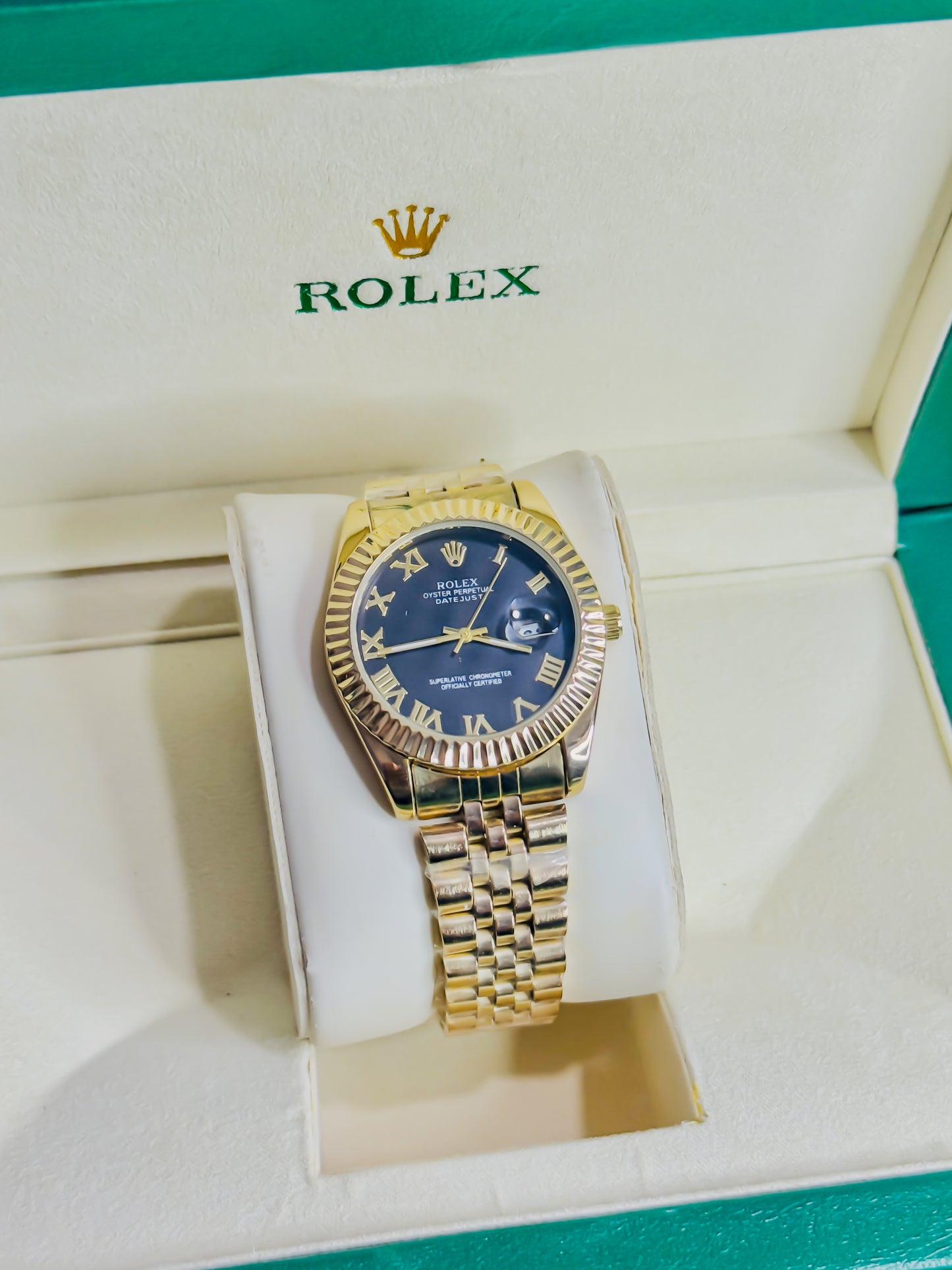 Rolex Royale Golden - Black Dial Couple Edition
