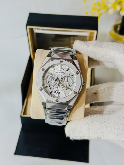 Diamond Cut Spider Dial - Silver Edition