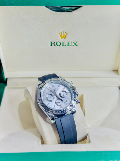 Rolex Daytona Silver - Chronograph Strap Edition